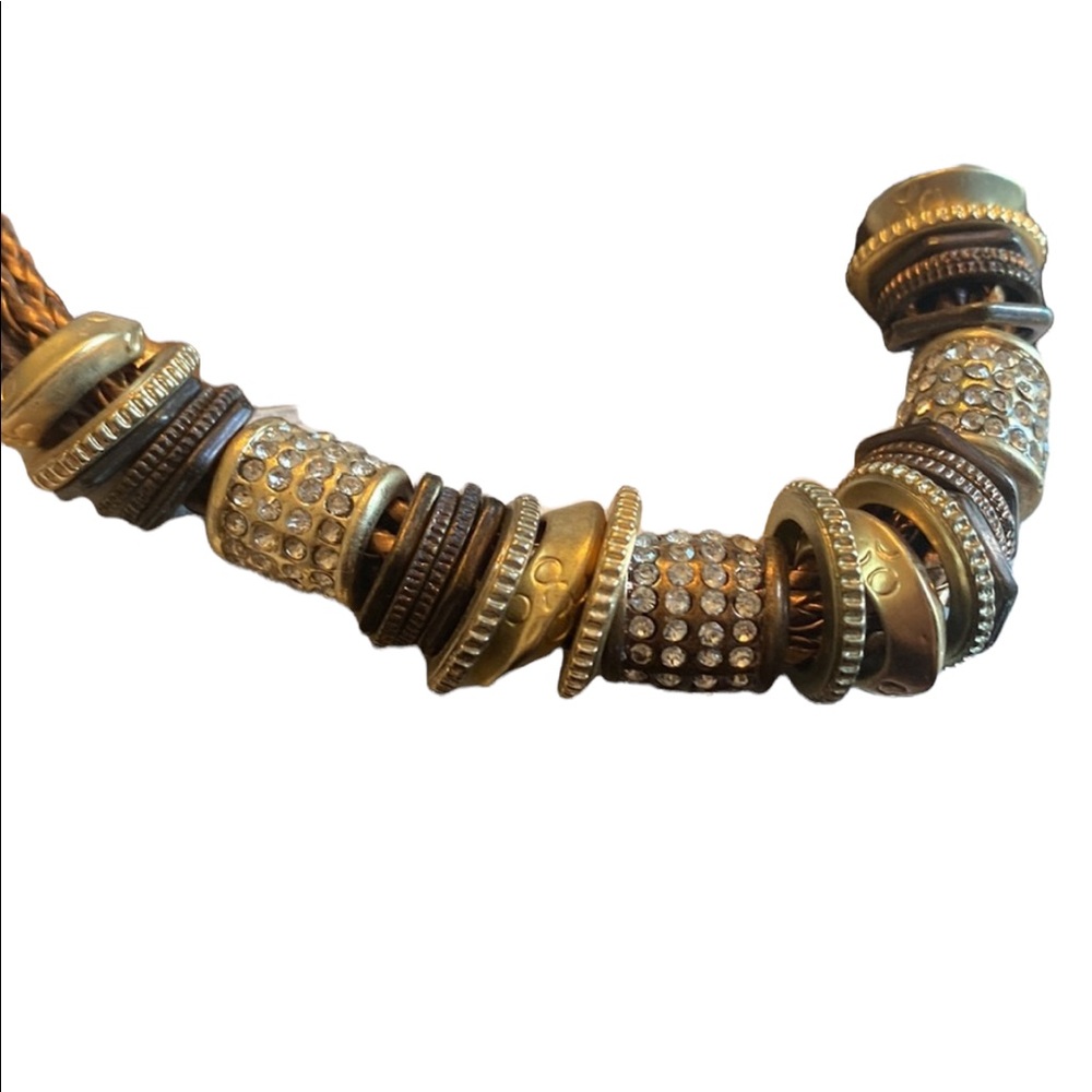 Chico’s Beaded Rope Style Necklace - Picture 2 of 4